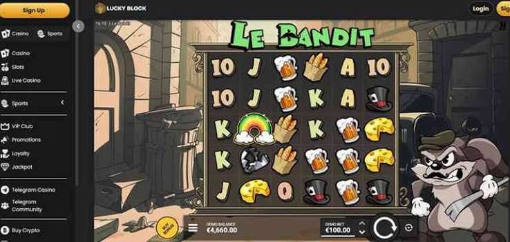 Oplev spændingen med Le Bandit Slot -2030950462
